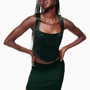 Sunday Best Shiloh Bustier emerald green